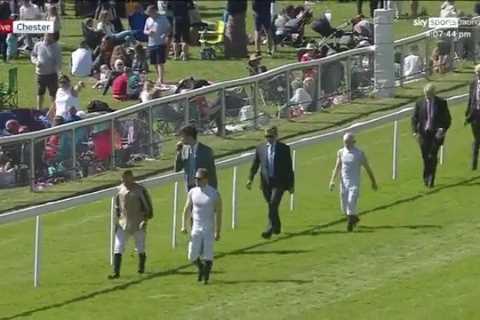 Chester ABANDONED after just four races over serious safety concerns after horse Humanitarian slips on bend
