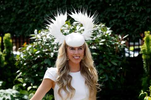 Royal Ascot racegoers turn heads on Ladies’ Day with flamboyant hats and show-stopping dresses