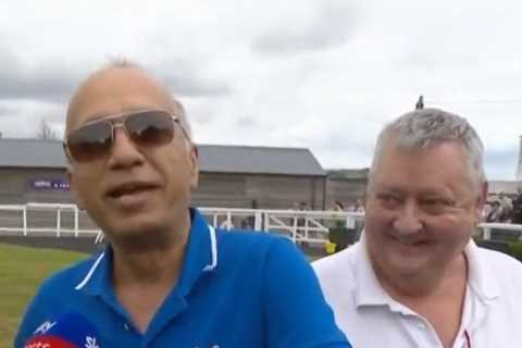 ‘I can’t believe I said that’ – Sky Sports presenter shocked at awkward moment owner celebrates with ‘lucky’ bird poo