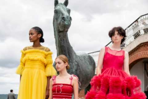 Glam Goodwood racegoers join celebs like Harry Redknapp as they show off eye-catching dresses on the first day