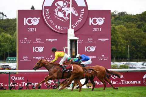 ‘It’s game over’ – Arc de Triomphe racecourse watered despite deluge of rain set to hit Longchamp before Sunday’s race