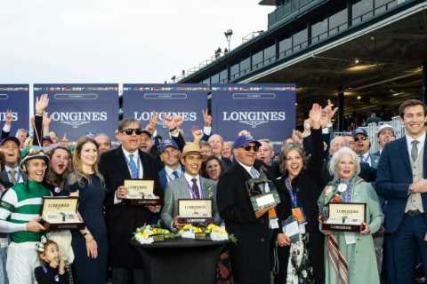 Flightline set to make owners £32MILLION a year as ‘sale of the century’ offers 2.5 per cent share in world’s best horse