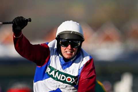 Grand National favourite’s jockey survives injury scare as lucky omen from six years ago points to victory again