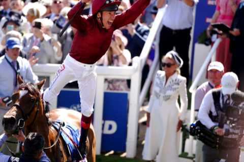 Frankie Dettori WINS Epsom Oaks to set up dream Derby farewell as nation gets behind world’s most famous jockey