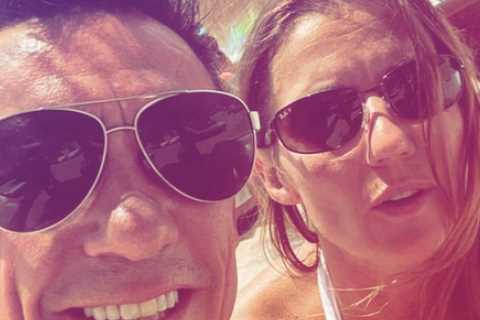 Frankie Dettori poses with wife Catherine on holiday as row erupts after he loses appeal against big Royal Ascot ban