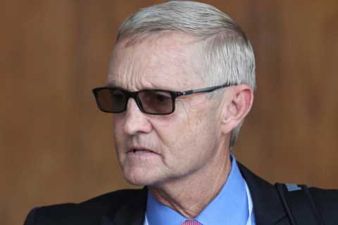 Drug cheat trainer breaks down in tears as he’s sentenced to four years in prison for doping horses