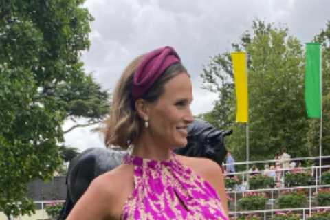 Fans in awe of 'glowing' Francesca Cumani as she shows off growing baby bump in stunning dress