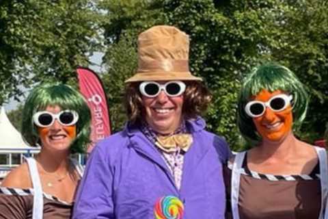 Who’s the British horse trainer with £16m winnings and Olympic gold medallist dad looking hilarious as Willy Wonka?