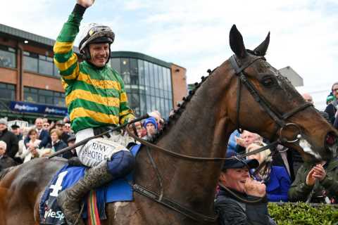 Intense Raffles emerges as the winner of the Irish Grand National 2024